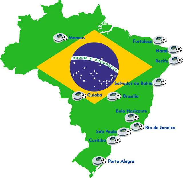 巴西地图:像什么?
