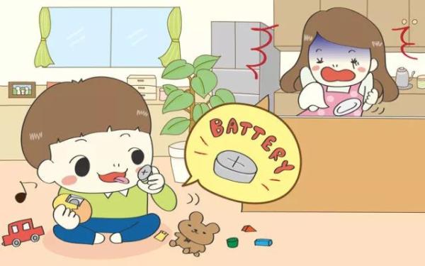 尖锐物品               很多家长并不意识到电池的危害.