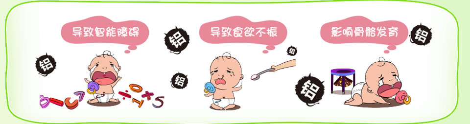 导致智能障碍 导致食欲不振 影响骨骼发育