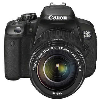 转让全新佳能单反相机650d套机(18-135mm)