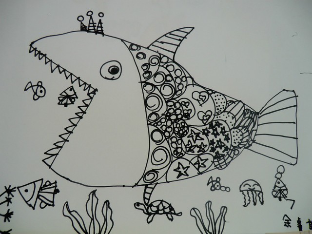 线描画——《大鱼》