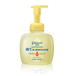 强生婴儿柔泡型洗发沐浴露400ml