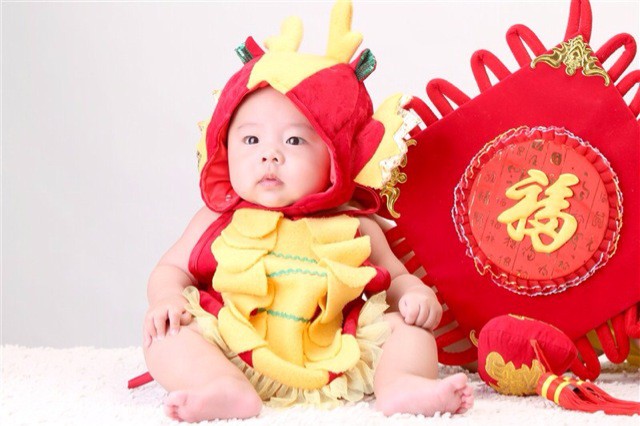 都来晒晒自家宝宝小龙人服的照片吧