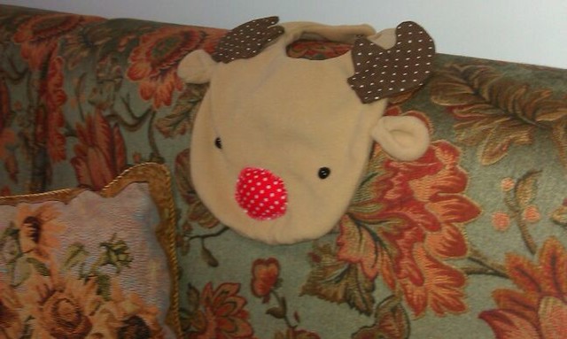 diy第一单之可爱麋鹿兜兜嘴