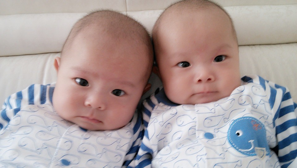 双胞胎宝贝儿"聪聪和明明"