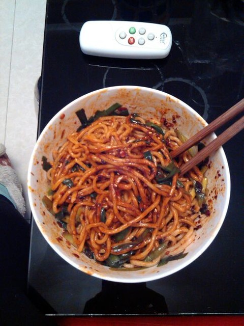 宁夏人的干捞面哦!