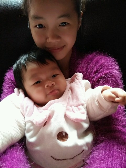 素颜的宝妈有木有?