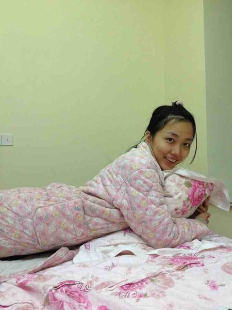 我来晒大妈床照