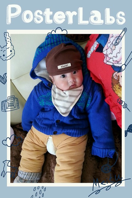 快来晒晒我们的圆脸宝宝吧看看谁的脸最圆