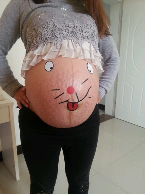 22周的肚肚,大小咋样?