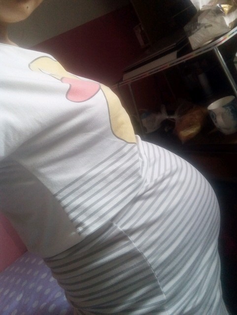 我的37周拍的,顿时感觉小了好多!