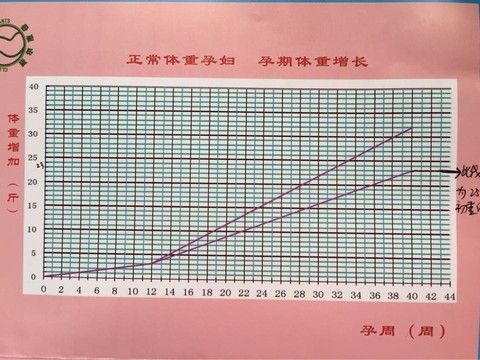 关于控制体重 孕期体重增长趋势图 宝宝树