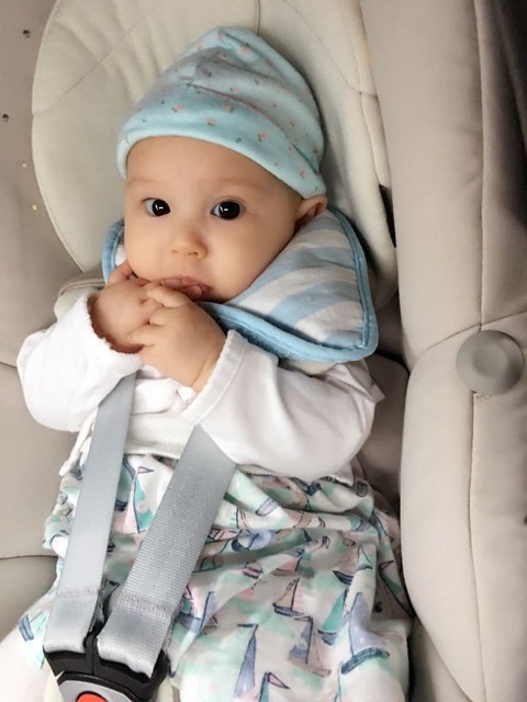 3个月20天宝宝做婴儿推车了