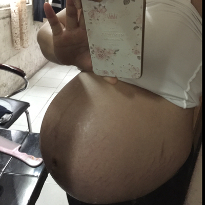 我的大孕肚41周图片