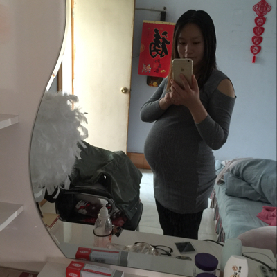 36周2天,肚子是不是有点小呢?