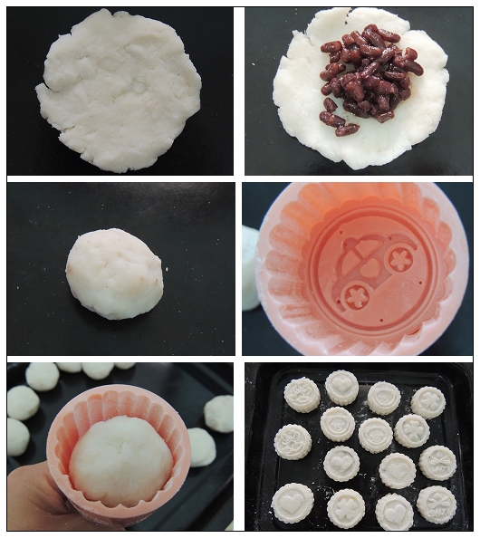 【奥运吃我的】天然健康的山药蜜豆月饼——献给所有奥运健儿们